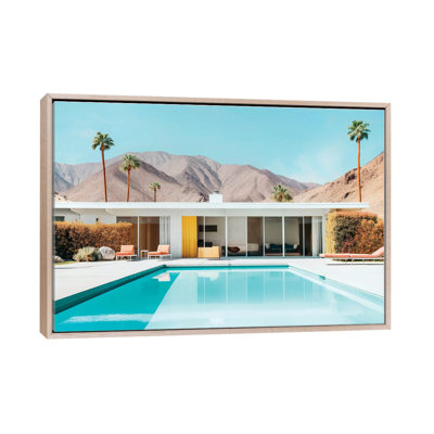 Mid-Century Modern Palm Springs - Framed Wall Art Print