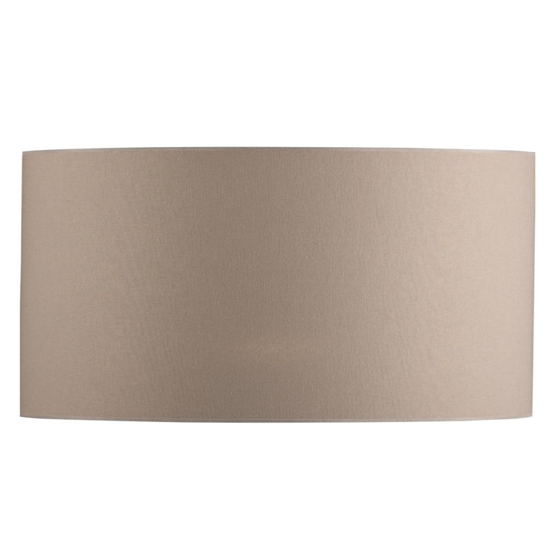 Renteria 24cm H Fabric Drum Lamp Shade, Taupe