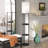 Rousey 66.5'' Black Column Floor Lamp with USB and Outlet