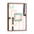 Classic Brown Wood Floater Framed