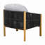 Fauteuil club d'extérieur Grotta, corde avec coussin, ensemble de 2