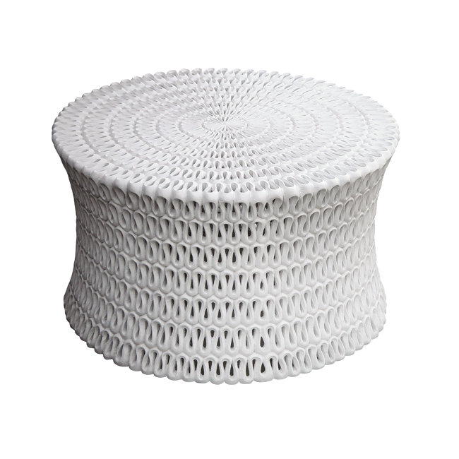 Pipa Coffee Table, 17" H x 30" W x 30" D