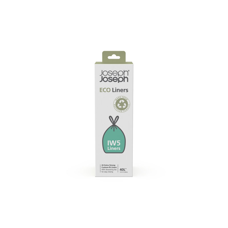 IW4 Custom-fit Eco-Friendly Trash Bags, 10.6 gallons