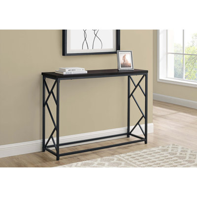 Table d'appoint, console, vestibule, étroit, canapé, salon, chambre à coucher, stratifié, métal, contemporain, moderne