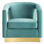 Frolick Performance Velvet Armchair In Pink-2111805877