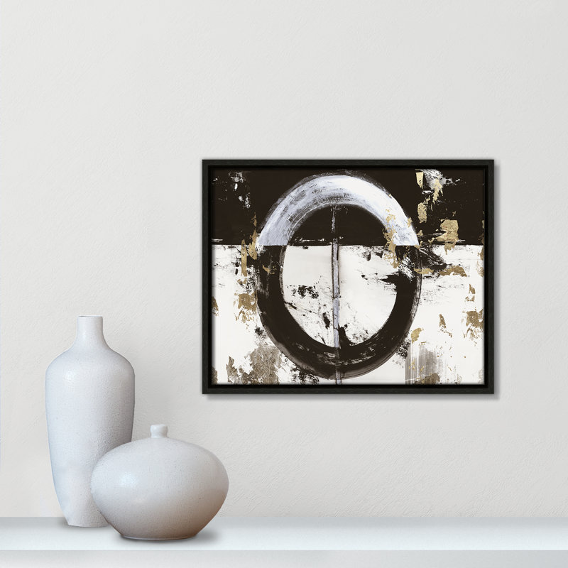 «Evoke I Print» par Tom Reeves, H 12,5 po x l 15,5 po, Espresso
