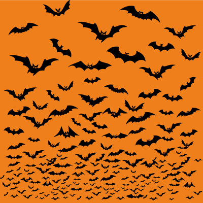 «Bats Silhouettes» par Nastassia Rusakovich - impression sur toile tendue