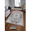 Tapis oriental gris en polyester tissé à plat à la machine Ayon-272462635