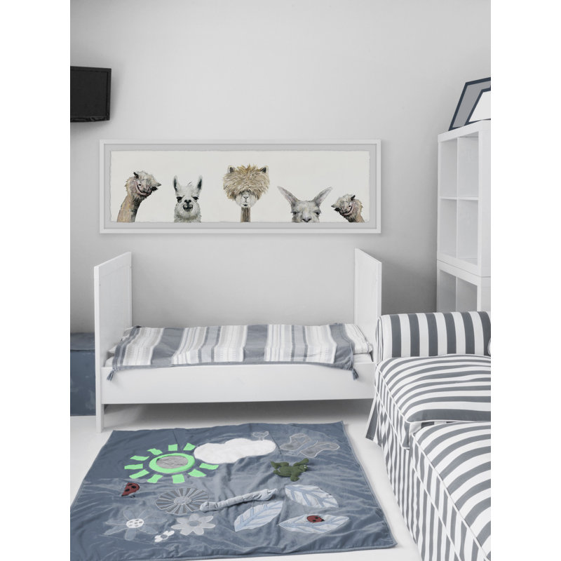«Kolb Llama and Alpaca», reproduction encadrée, H 10 po x l 30 po x P 1,5 po