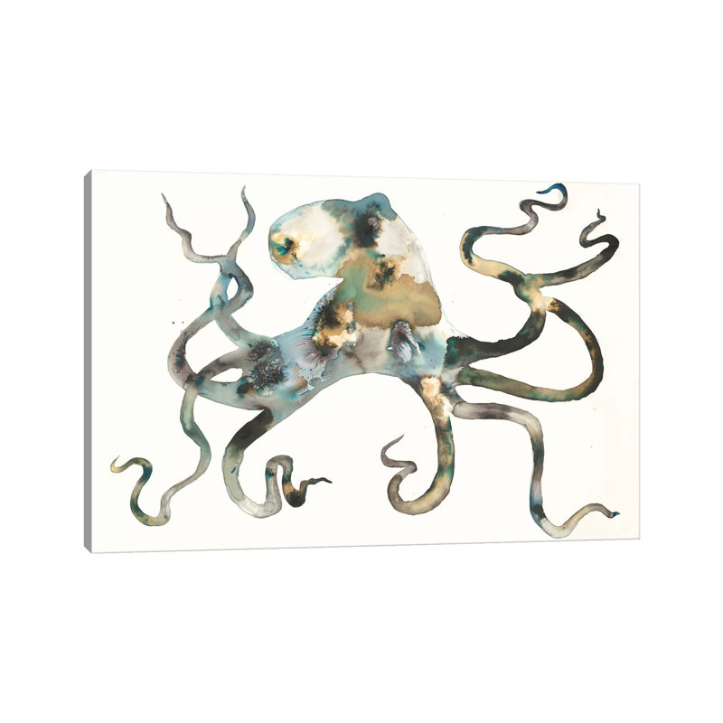 Octo by Laura Van Horne - Wrapped Canvas Painting, 101.6 cm H x 66.04 cm W x 1.91 cm D