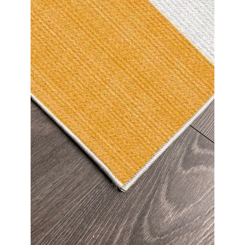 Cotton Striped Indoor / Outdoor Rug, Runner 2'7" x 8'2"