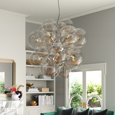 Luisa 6 - Light Dimmable Sputnik Chandelier