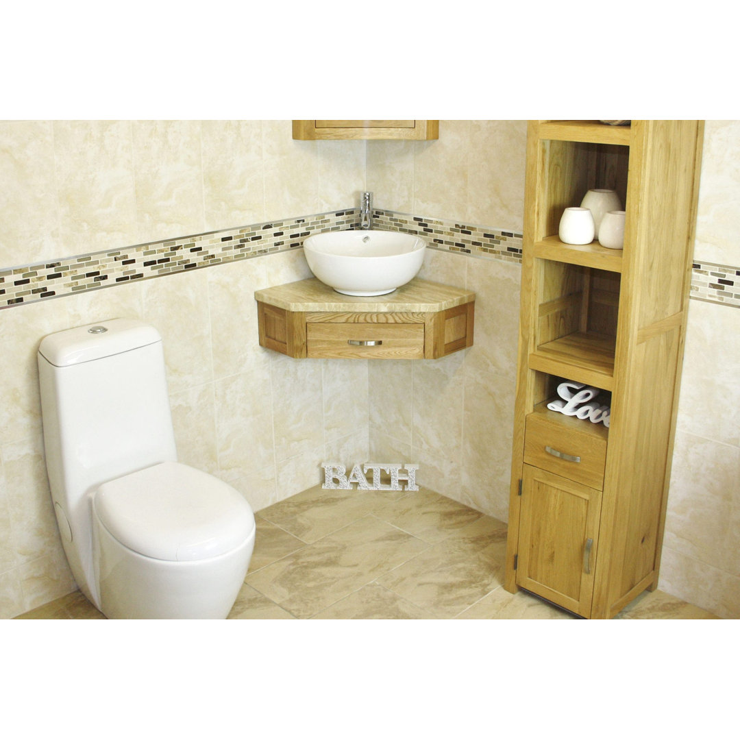 Covarrubias 550mm Single Bathroom Vanity with Vessel Ceramic Basin