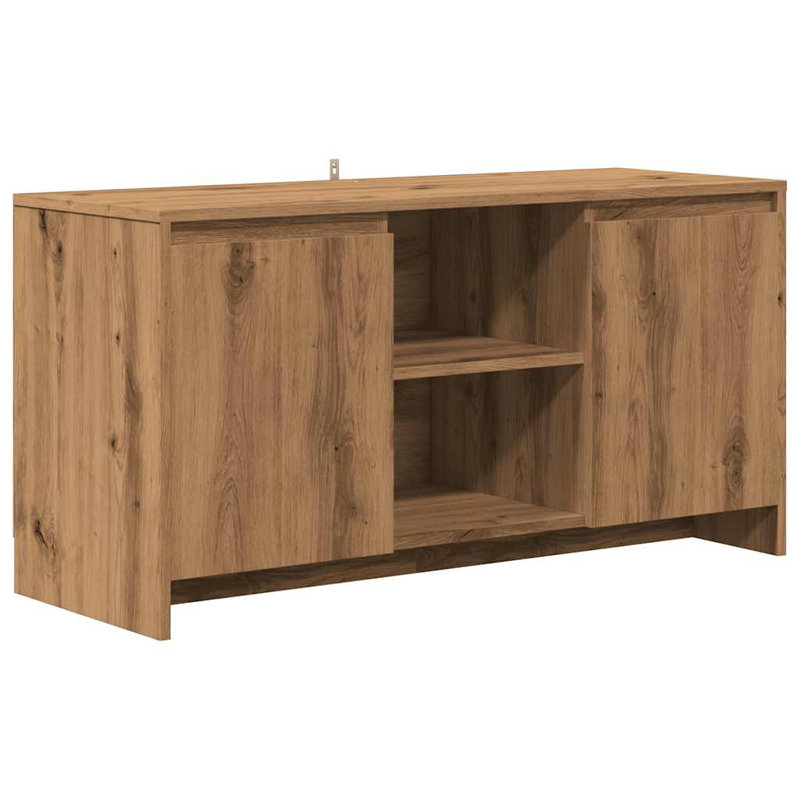 Naila Unfinished TV Stand, Artisan Oak