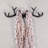 Vintage Deer Antler Decor Wall Hooks Rustic Cast Coat Hooks Wall Mounted, Vintage Cast Iron Antlers Wall Decor For Hunting Lodge, Cabin, Western Home (brown Deer Antlers)