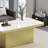 Rectangular stone slab reception coffee table