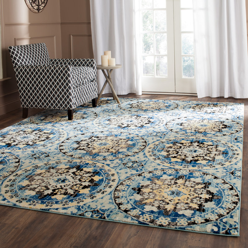Evoke Performance Floral Rug, Rectangle 8' x 10'