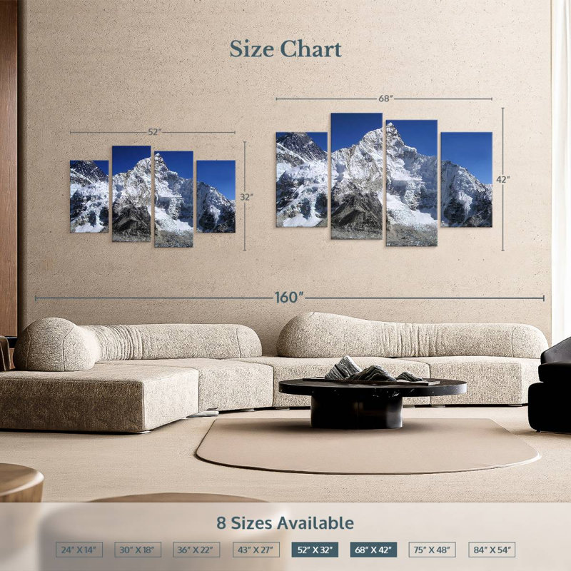 Alvord Everest, 32" H x 52" W