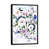 Black Floater Framed