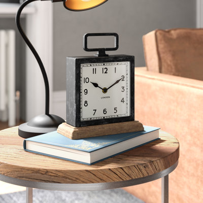 Rachel Metal Quartz movement / Crystal Tabletop Clock