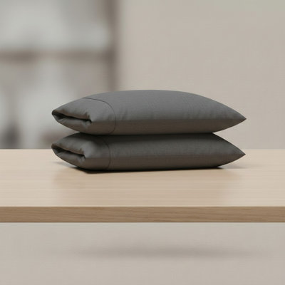 Ensemble de 2 taies d'oreiller en microfibre - confort résistant à la décoloration
