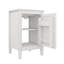 Armoire de meuble-lavabo compacte de 20 pouces avec cuve en céramique 1 porte à fermeture silencieuse et grand rangement-1644320523