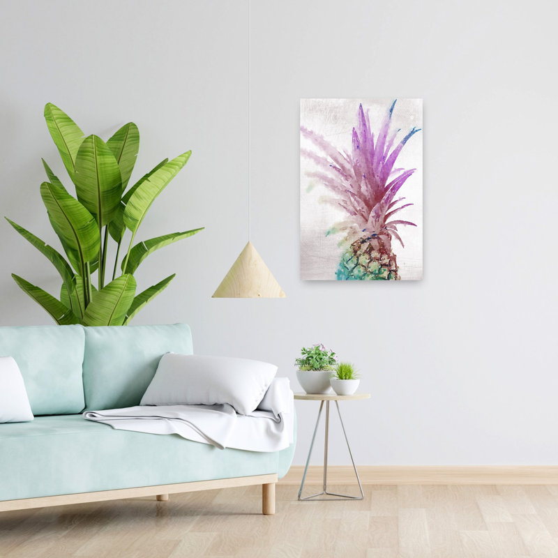 Colorful Pineapple I by Irena - Wrapped Canvas Print, 60.96 cm H x 40.64 cm W