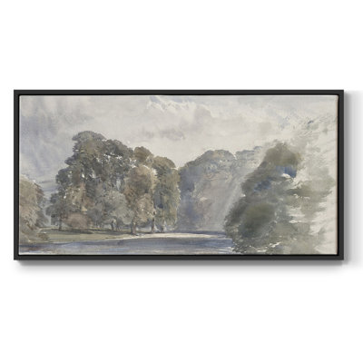 Série paysage - CDL XXXVI - Toile tendue avec châssis encadré - Prêt à être accroché