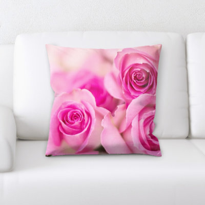 Coussin rose Amher