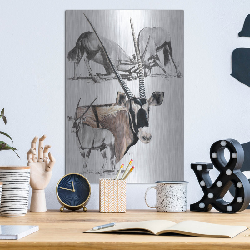 "Gemsbok" par Barbara Keith, H 16 po x l 12 po