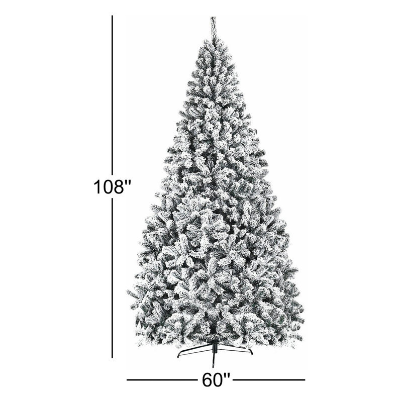 Arbre de Noël artificiel pin vert 9 po