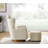 Sudbury Upholstered Swivel Armchair with Ottoman-614380612