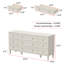 Commode à neuf tiroirs de style rustique-1917309820