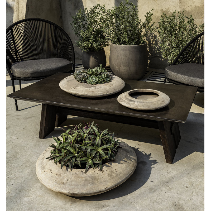 Luna Handmade Planter, 4.75" H x 19.75" W x 19.75" D, 2