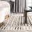 Simon Moroccan Tasseled Performance White/Gray Rug-32573309
