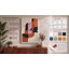 Geometric Symmetry Mid-Century 1 Piece Wrapped Canvas Wall Art-1079681918-1079681912