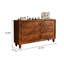 Coffre d'appoint en bois massif exquis simple.-107263810