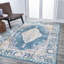 Tapis turquoise / gris Adao Bohemian Cottage-691598364