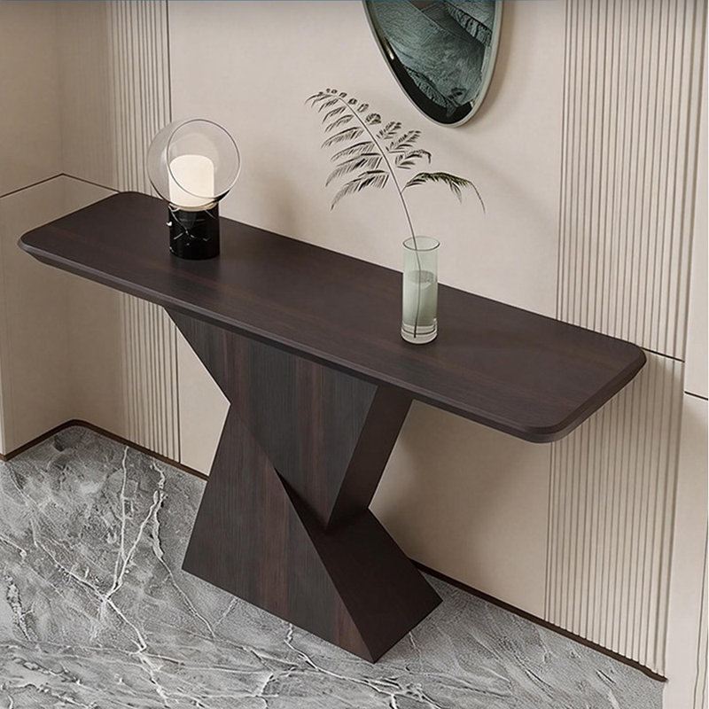 Console en bois de style américain, H 33,4 po x l 62,9 po x P 15,7 po