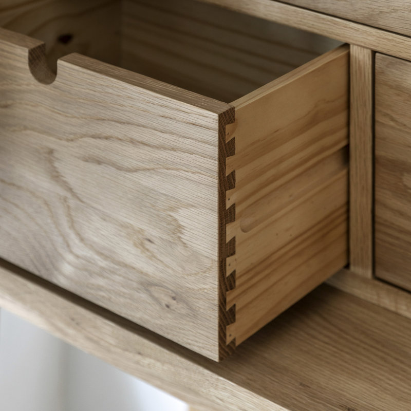 Navarius 45cm Bar Cabinet, Natural