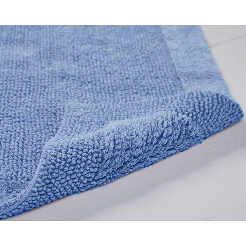 Moriceau 100% Cotton Tufted Reversible Contour Mat with Toilet Lid Cover Machine Washable Extra Soft & Absorbent 2 Piece Premium Bathroom Rug Set