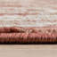 Tapis cramoisi rétro avec frange Elysium-753702144