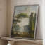 Reproduction florale vintage avec encadrement Cccx - bois massif