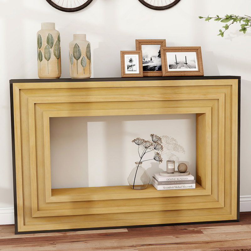 Console en bois pour l'intérieur