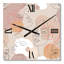 Abstrait une ligne, Portraits de femmes - Horloge murale moderne-1669712624