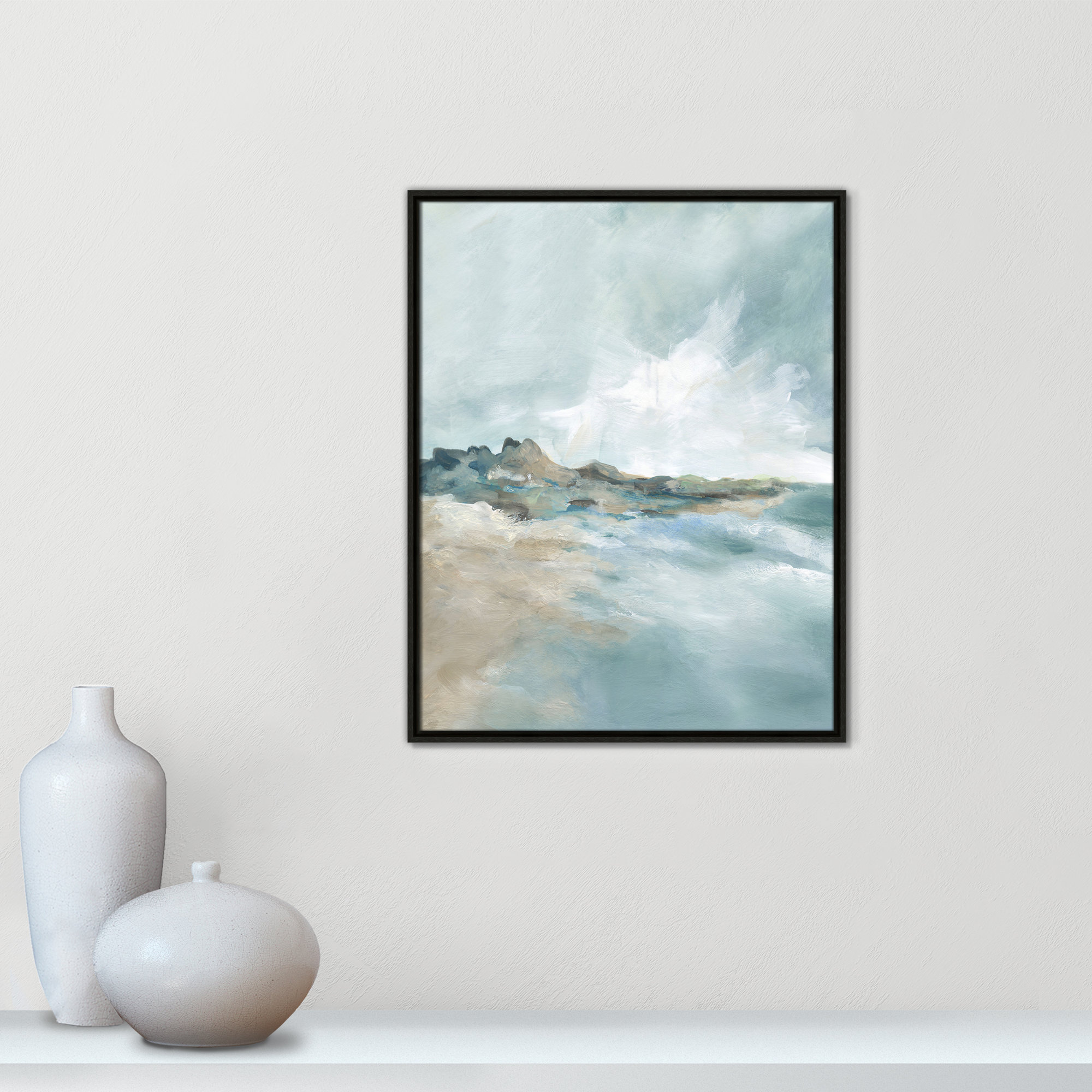 Sandpoint Print by Carol Robinson, Espresso, 29.5" H x 23.5" W