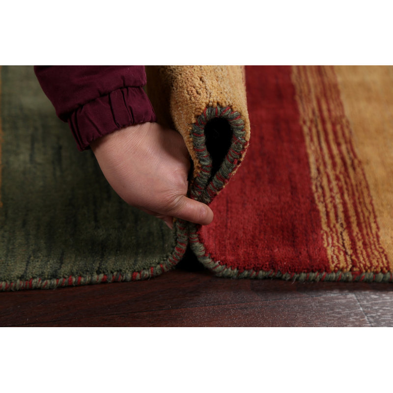 Amor One-of-a-Kind 7'10" X 10'3" New Age Wool Area Rug in