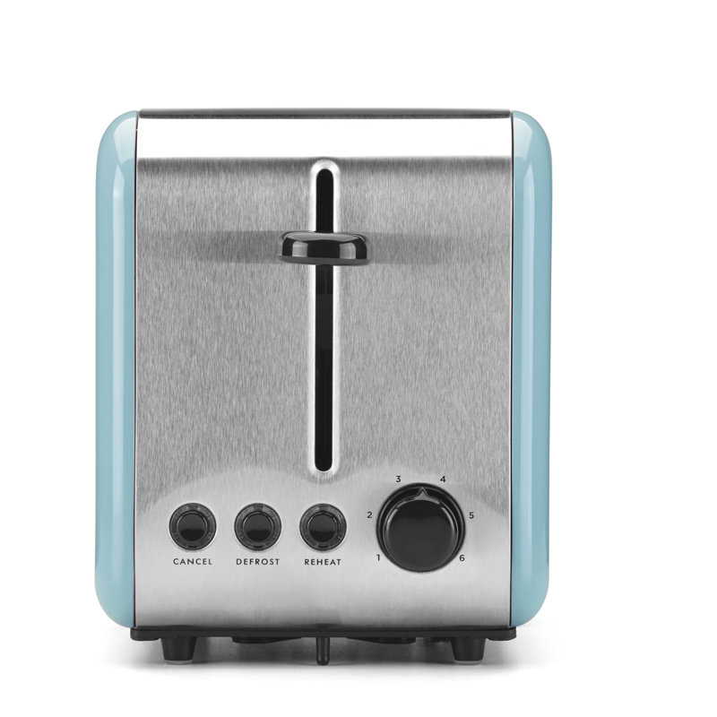 2 Slice All in Good Taste Toaster, Turquoise