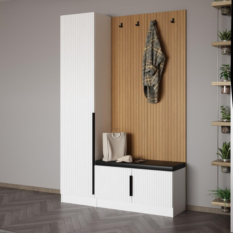 Support de couloir Wessel, Blanc