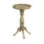 Table de bout l 12 po avec plateau festonné et base piédestal-108805674